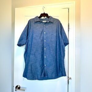 Sonoma Life+Style Blue Button Down Men’s Shirt Size XXL